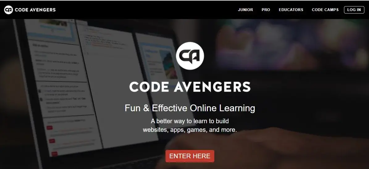 Code Avengers Homepage