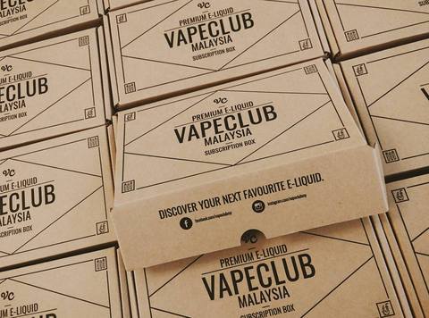 VapeClubMY's subscription box for people to discover all types of e-juices